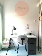 Ikea bureau Letberg Alex (donkergrijs) Linnmon, Huis en Inrichting, Ophalen of Verzenden, Zo goed als nieuw