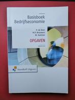 P. de Boer + Basisboek Bedrijfseconomie - opgavenboek + 2011, Boeken, Studieboeken en Cursussen, Ophalen of Verzenden, Zo goed als nieuw
