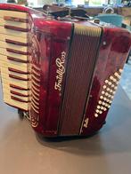 Accordeon klein formaat. In prima staat Fratelli rossini, Muziek en Instrumenten, Accordeons, Gebruikt, 32-bas, Met riemen, Ophalen
