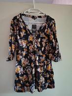 Mooie nieuwe tuniek zwart met gekleurde bloemen, MS Mode, Ophalen, Nieuw, Zwart