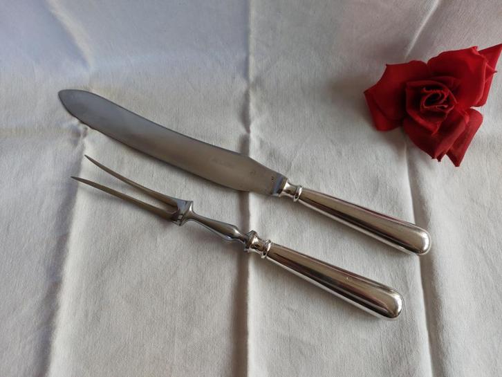 Gero 90 Hollands Glad Haags Lofje | vleescouvert | broodmes, Antiek en Kunst, Antiek | Bestek, Verzenden