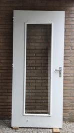 Achterdeur / Buitendeur, hardhout, Ophalen, Gebruikt, 80 tot 100 cm, Buitendeur