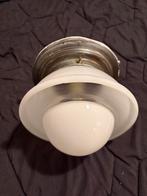 Plafondlamp - Vintage Design - 20cm, Huis en Inrichting, Lampen | Plafondlampen, Ophalen of Verzenden, Gebruikt, Glas, Vintage