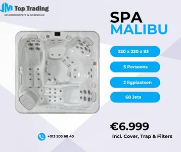 Jacuzzi Malibu (Balboa) - 5 pers. - 220x220cm - 68 jets! beschikbaar voor biedingen