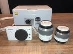 Nikon 1 J1 met 10-30 & 30-110 objectieven, Gebruikt, Compact, Ophalen of Verzenden, 4 t/m 7 keer