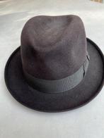 Vintage Borsalino Fedora, Hoed, Ophalen of Verzenden, 57 cm (M, 7⅛ inch) of minder, Gedragen