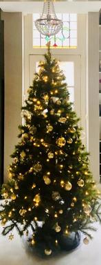 Kunstkerstboom, fijne naalden met verlichting!, Diversen, Kerst, Ophalen, Zo goed als nieuw