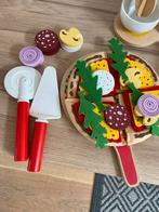 Houten speelgoed pizza mixer kassa, Verzenden, Zo goed als nieuw