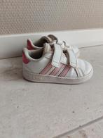 Adidas roze wit maat 21, Adidas, Meisje, Ophalen of Verzenden, Gebruikt