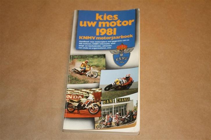 Kies uw motor - 1981 - KNMV Motorjaarboek, Boeken, Motoren, Zo goed als nieuw, Ophalen of Verzenden