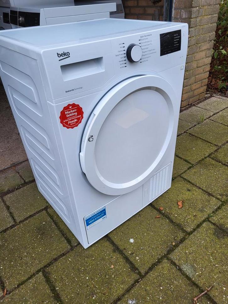 Beko 7kg  warmtepompdroger A+ nette staat!, Witgoed en Apparatuur, Wasdrogers, Refurbished, Condens, Voorlader, 6 tot 8 kg, 85 tot 90 cm