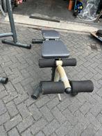 Verstelbaar bankje met squat / bankdruk stand rek, Ophalen, Gebruikt, Squat stands, .