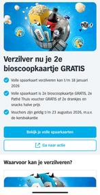 Bioscoop Pathé/Thuis Volle Spaarkaarten Albert Heijn, Albert Heijn, Verzenden