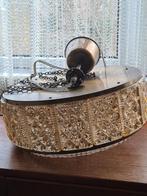 Vintage Zweedse Orrefors zware dik glazen hanglamp., Ophalen of Verzenden