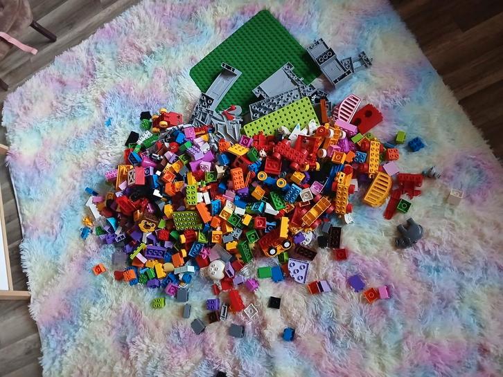 lego duplo trein,disney bella, Mickey, minni mouse, diertjes, Kinderen en Baby's, Speelgoed | Bouwstenen, Nieuw, Ophalen