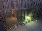 4x glazen wand voor in bijv. Serre/overkapping, Gebruikt, Minder dan 3 meter, Ophalen of Verzenden, Glas
