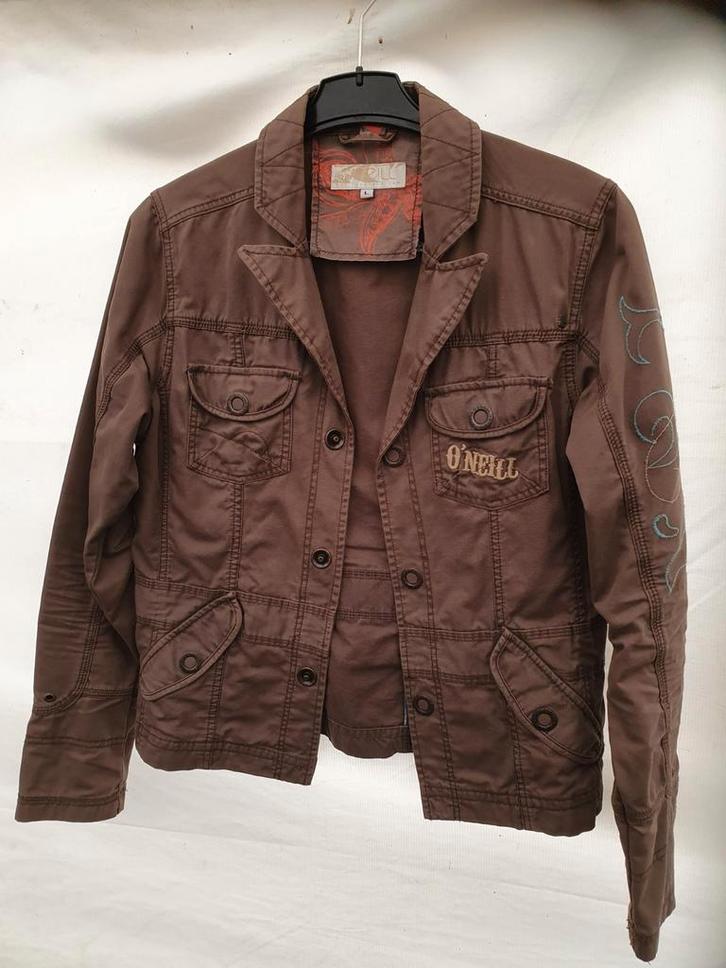Stoer O'NEILL jasje, Kleding | Dames, Jasjes, Kostuums en Pakken, Gedragen, Jasje, Maat 42/44 (L), Bruin, Ophalen of Verzenden
