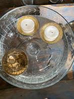 Setje glazen drijvers, Ophalen of Verzenden, Zo goed als nieuw, Rond, Glas