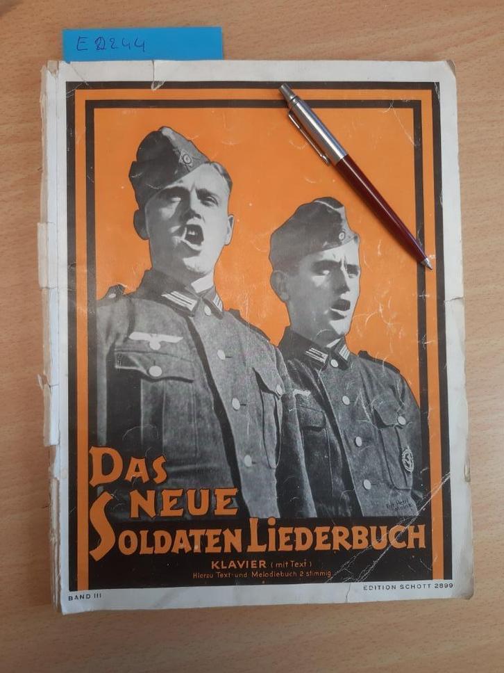 Das neue Soldatenliederbuch (KLAVIER), Verzamelen, Militaria | Tweede Wereldoorlog, Landmacht, Boek of Tijdschrift, Duitsland