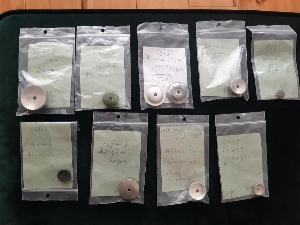 Jacht. Lokfluiten.  10 stuks., Hobby en Vrije tijd, Overige Hobby en Vrije tijd, Ophalen of Verzenden, Zo goed als nieuw