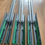 3 paar soft close ladegeleiders 40 cm/60 cm, Huis en Inrichting, Kasten | Ladekasten, Ophalen, Minder dan 50 cm, Zo goed als nieuw