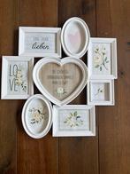 Witte fotolijst collage voor meerdere foto's, Ophalen, Nieuw