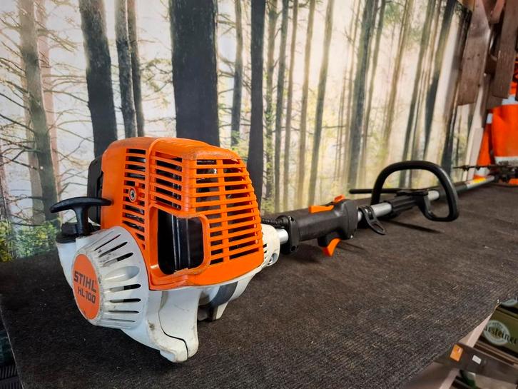 Stihl stokheggenschaar hl100, Tuin en Terras, Heggenscharen, Gebruikt, Benzine, Ophalen