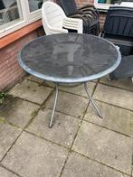 Ronde tuintafel - 110cm, Tuin en Terras, Tuintafels, Ophalen of Verzenden, Gebruikt, Rond, Metaal