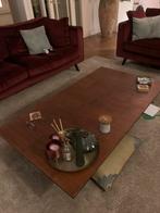 Vintage Teakhouten Salontafel 160x88x32h, na 15 okt cm, Ophalen, Gebruikt, 100 tot 150 cm, Teakhout
