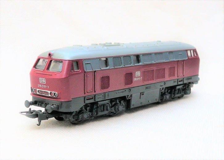 lima 201630LG Db diesellok baureihe 216 011-7, Hobby en Vrije tijd, Modeltreinen | H0, Nieuw, Locomotief, Gelijkstroom, Lima, Ophalen of Verzenden