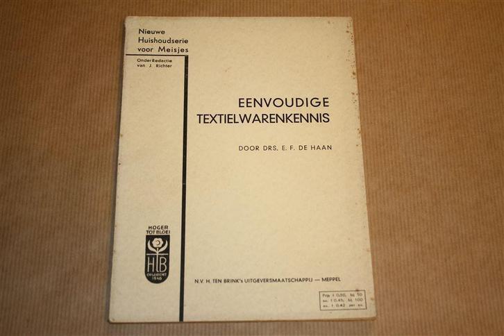 Eenvoudige Textielwarenkennis - Ca 1950, Boeken, Hobby en Vrije tijd, Gelezen, Ophalen of Verzenden