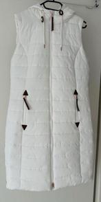 Mooie witte lange bodywarmer maat 40, Kleding | Dames, Bodywarmers, Ophalen of Verzenden, Zo goed als nieuw, Maat 38/40 (M), Wit