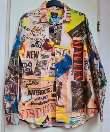 Desigual overhemd blouse maat XXL katoen kleurrijk als nieuw beschikbaar voor biedingen