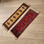 Handgeknoopte tafelloper, Huis en Inrichting, Stoffering | Tapijten en Kleden, Gebruikt, Crème, Rechthoekig, 50 tot 100 cm