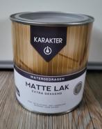 Nieuw Karakter matte lak Graniet grijs D L15 watergedragen, Huis en Inrichting, Ophalen of Verzenden, Nieuw