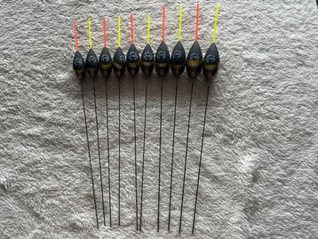 adv 181 BULK / NIEUW set 6 x serie 10 dobbers V D EYNDE beschikbaar voor biedingen