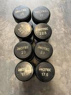 Inotec rubberen dumbells 17,5 - 25 kg dumbell set gewichten, Sport en Fitness, Fitnessmaterialen, Ophalen, Dumbbell, Gebruikt