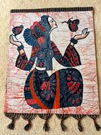 Mooie batik voor op de muur, Ophalen, Zo goed als nieuw