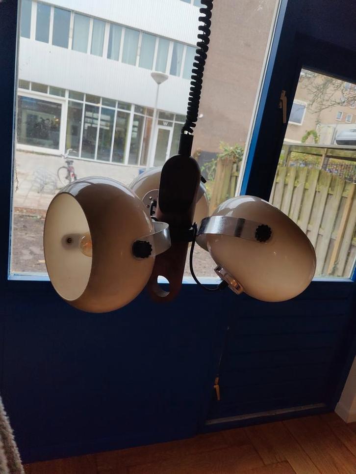 Dijkstra space Lamp, Huis en Inrichting, Lampen | Hanglampen, Gebruikt, Minder dan 50 cm, Kunststof, Metaal, Ophalen