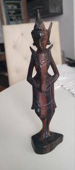 Antiek Houten beeldje uit Indonesië, Antiek en Kunst, Ophalen of Verzenden