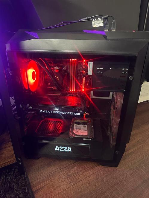 Gaming PC i7 7700k, GTX 1080Ti, SSD, HDD, Waterkoeling, Computers en Software, Desktop Pc's, Gebruikt, 4 Ghz of meer, SSD, 16 GB