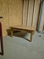 Salontafel met 2 laden 100x100xH46cm, Huis en Inrichting, Tafels | Salontafels, Ophalen, Gebruikt, 100 tot 150 cm, Vierkant