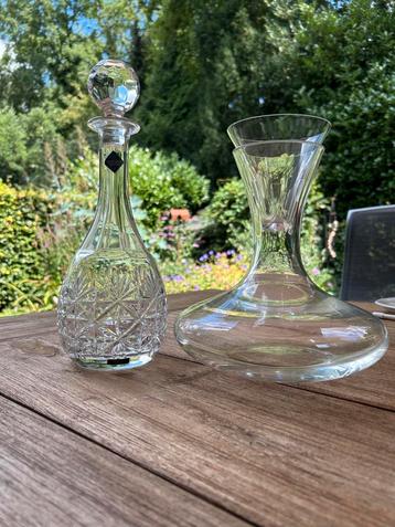 Edinburgh kristalglas karaf en Schott Zwiesel decanteer set beschikbaar voor biedingen