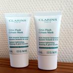 Clarins Cryo-Flash Mask. Plus:Gratis pouch, Gehele gezicht, Wit, Nieuw, Ophalen of Verzenden