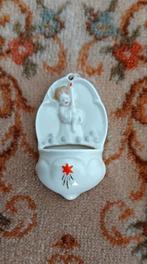 Mooi! Antiek porseleinen wijwaterbakje  - wijwatervaatje, Ophalen of Verzenden