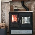 Gietijzer Houtfornuis Alhena Speksteen, Huis en Inrichting, Info@dekachelerij.nl, Nieuw, Minder dan 100 cm, Coevorderstraatweg 63