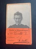 cdv carte de visite entree Exposition Universelle Liege 1905, Verzamelen, Verzenden, Foto, Buitenland, Zo goed als nieuw