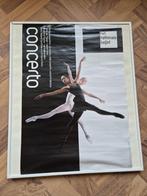 Witte aluminium lijst zonder (plexi)glas met balletposter, Huis en Inrichting, Ophalen, Gebruikt, 50 tot 75 cm, Metaal of Aluminium