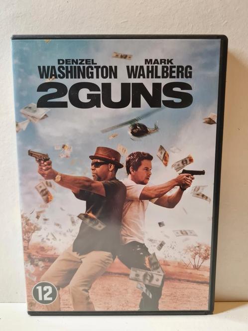 2 Guns - Denzel Washington Mark Wahlberg Actie DVD 2013, Cd's en Dvd's, Dvd's | Actie, Zo goed als nieuw, Actie, Vanaf 12 jaar