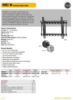 WM2-M Flat Panel Mount  World Mount Product, Ophalen, Nieuw